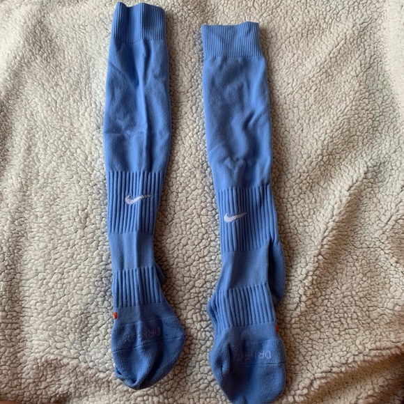 Nike tall baby blue socks - Picture 1 of 3